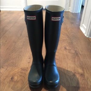 Hunter rain boots, green, original